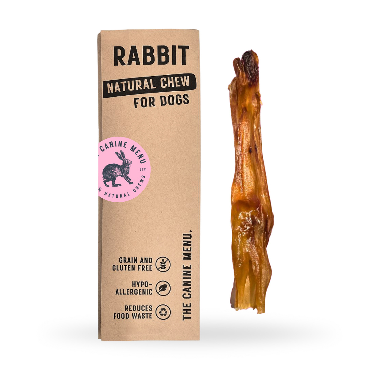 Rabbit Dog Chews 25 pack (refill)